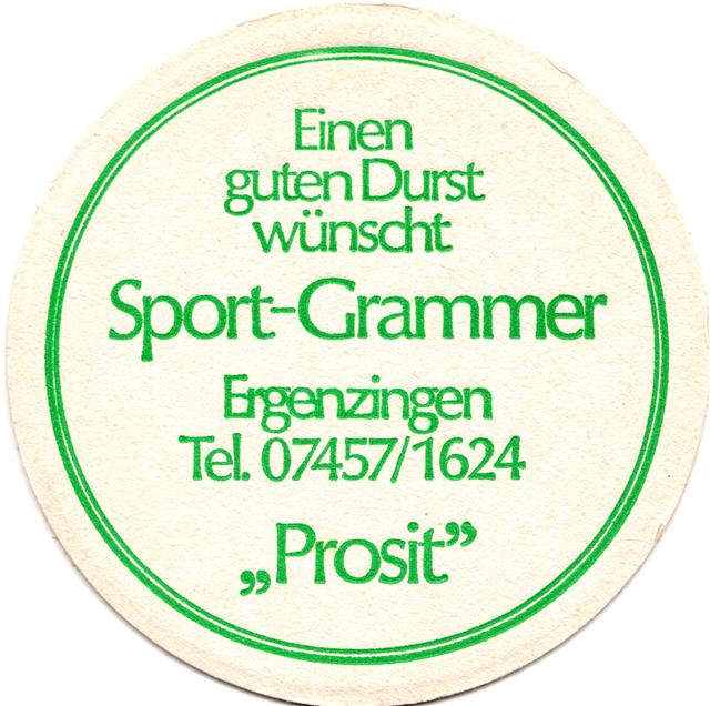 rottenburg t-bw grammer 1a (rund215-einen guten durst-grn) 